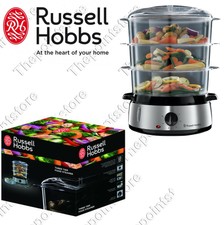 Russell Hobbs 19270-56 Vaporiera 800 Watt 9 Litri Cottura a Vapore senza BPA