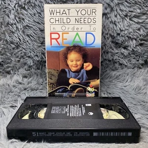 What Your Child Needs In Order To Read VHS Tape 1998 Time Life Kids Education - Picture 1 of 8