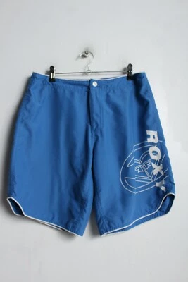 Pantalones cortos de playa ROXY y2k para mujer - azules - talla 10 (VV6) Foto 1 de 4