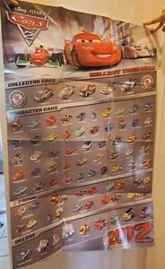 Disney Pixar Cars 2 2012 Poster Checkliste Kmart - Bild 1 von 1