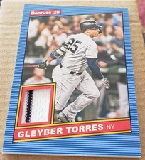 2020 Panini Donruss 1986 Retro Patch GLEYBER TORRES Card # 86M-GT