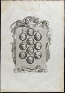 Bowyer - medallones de retrato. 8 - 1814 Los triunfos de Europa - Imagen 1 de 1