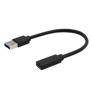 Q20 USB C Prise Sur 3.0 Fiche Câble Adaptateur 20cm pour PC Ordinateur Portable - Photo 1 sur 8