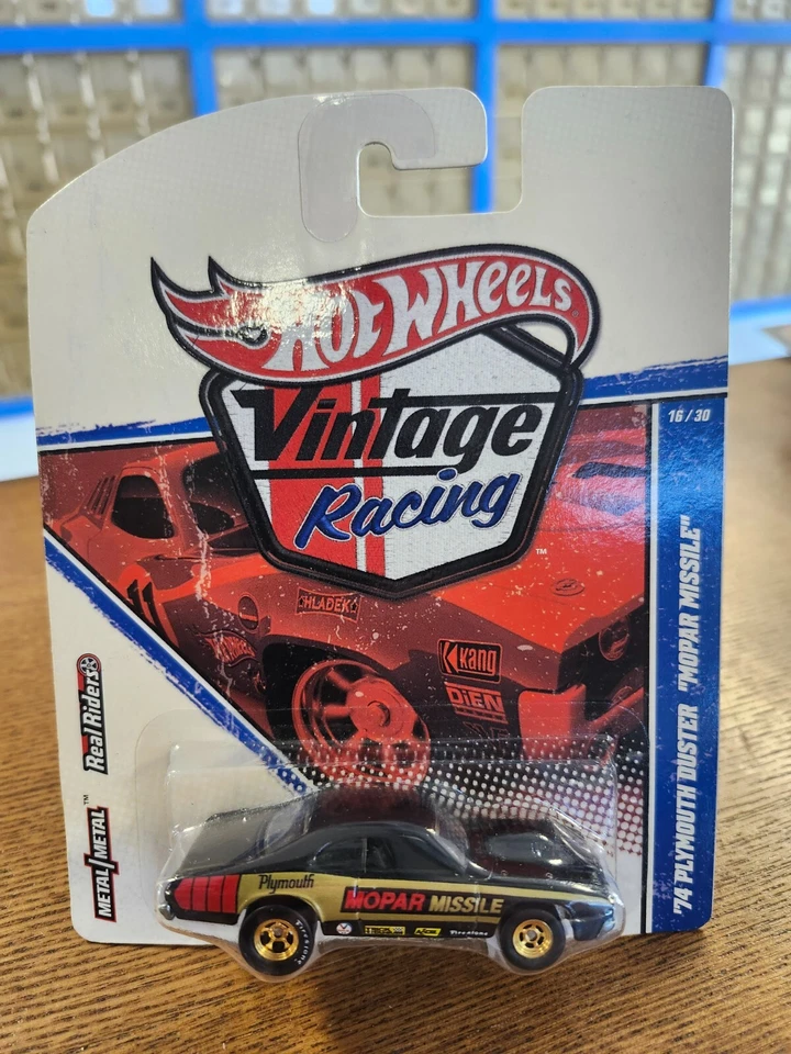 2011 Hot Wheels Vintage Racing #16/30 1974 Plymouth Duster "Mopar Missile" w/RR - Image 1 of 3