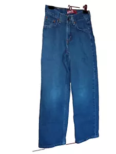 12 in boys size (or girls) Levis SLIM 550 Jeans Relaxed 24 x 26 made in 2010 EUC - Picture 1 of 24