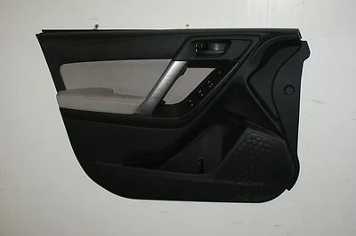 2014 2015 SUBARU FORESTER LEFT FRONT INTERIOR DOOR TRIM PANEL GRAY CLOTH N10 Foto 1 de 4