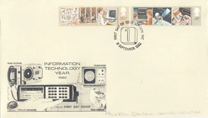 IT Information Technology GB Philart FDC London WC 1982 (144685) - Picture 1 of 1
