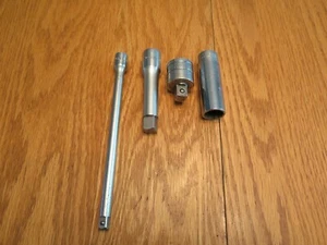 Misc Snap On Lot: MVX6, FVX2 Extensions, A-4 Adapter, FVS181 Deep Socket - Picture 1 of 21