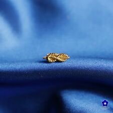 Spilla Massonica 11x4mm Massoneria azzurra - color oro - nodo d'amore