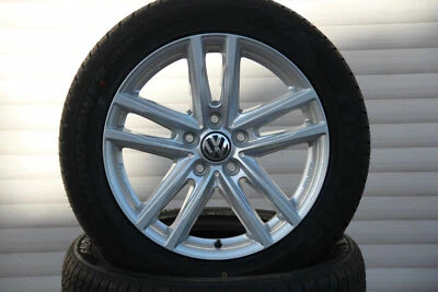 Satz 18 Zoll Räder Alufelgen Rial silber Allwetterreifen VW Bus T5 T6 T6.1 Kombi - Bild 1 von 3