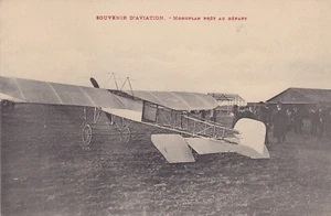 CPA SOUVENIR D' AVIATION MONOPLAN PRET AU DEPART - Picture 1 of 1