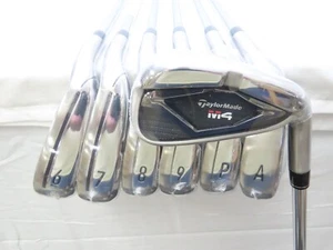 New RH Taylormade 5-PW,AW M4 Iron Set KBS Max 85 Regular Flex Steel Shafts - Picture 1 of 8