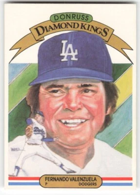 FERNANDO VALENZUELA - Pick Your Cards - Build Your Own Lot! DODGERS - Image 1 of 2