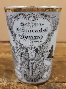 Taza de recuerdo de porcelana Colorado-Hyman's Denver - Victoria Carlsbad Austria - Imagen 1 de 6
