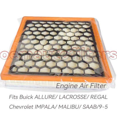 OEM Engine Air Filter Fits Buick Regal LaCrosse Chevy 55560894 A46130 CA10685 - Image 1 of 4