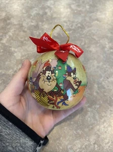 Looney Tunes Matrix Rare 1995 TAZMANIAN DEVIL Christmas Ornament EUC Free Ship - Picture 1 of 4