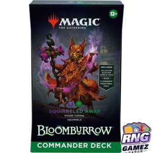 Magic The Gathering Bloomburrow - SQUIRRELED AWAY Commander Deck Sealed - Picture 1 of 1