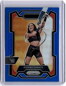 Katana Chance 2024 Panini Prizm WWE Blue Prizm #117 WWE Raw #123/199 - Picture 1 of 2