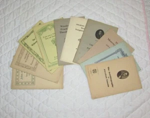 Veterans of Foreign Wars 10 Booklet Lot Americanization Dept 1920s USA Patriotic - Picture 1 of 11