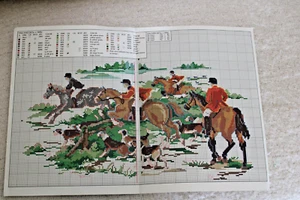 Tallyho Horses and Hounds Cross Stitch Pattern #2098 - Picture 1 of 2