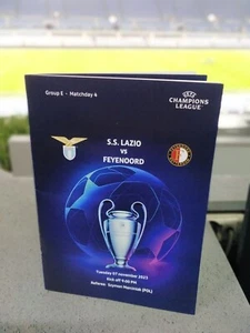 offizielles Programm UEFA Champions League 7.11.2023 S. S. Lazio - Feyenoord - Picture 1 of 6