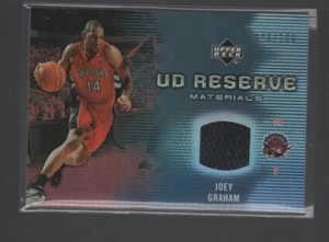 JOEY GRAHAM 2006-07 UD RESERVE ROOKIE MATERIALS JERSEY CARD #RM-JG /100 - Picture 1 of 1