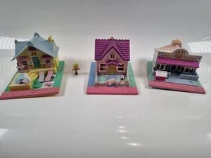 Polly Pocket 1993 Konvolut Bluebird Pet Shop Cozy Cottage Gartenhaus - Bild 1 von 6