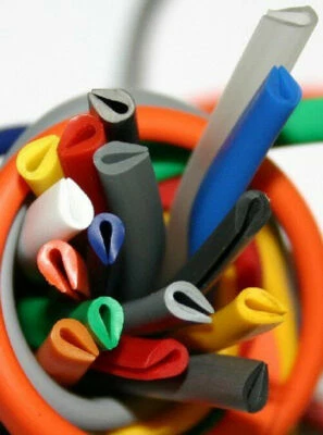 Kantenschutzprofil Kantenschutz Keder Profil Klemmprofil Gummi - "METERWARE" - Bild 1 von 4