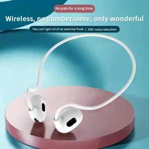 Cuffie sportive Open-Ear Bluetooth 5.3 a conduzione d'aria wireless con microfono - Foto 1 di 6