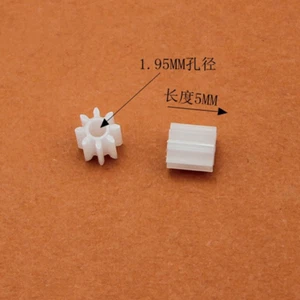 5 PIEZAS Módulo 0,5 8 Dientes Plástico Spur Engranaje Apertura 2mm Hágalo usted mismo Accesorios Modelo - Imagen 1 de 3