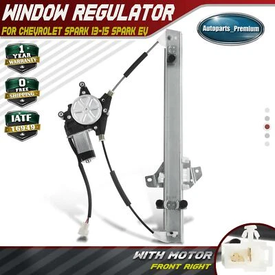 Regulador de ventana con motor para Chevrolet Spark 13-15 Spark EV 14-16 delantero derecho Foto 1 de 4