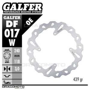 HONDA XR 650 R 2000 DF017W Front Brake Disc Rotor GALFER - Picture 1 of 3