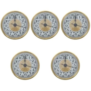 Clock Insert Miniature Clock Face Arabic Numerals Clock Insert Clock Part - Picture 1 of 9