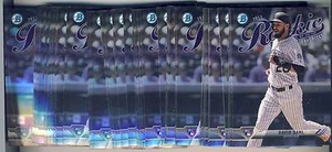 (111) 2017 Bowman Chrome DAVID DAHL Refractor Rookie Year Card LOT #8 Rockies - Imagen 1 de 1