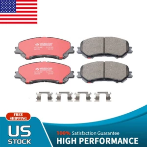 2014 2015 2016 2017 - 2020 Nissan Rogue for Front Ceramic Brake Pads w/Hardware - Picture 1 of 6