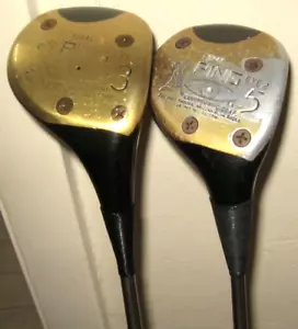 Ping Eye 2 Woods Set 3 & 5 With Ping ZZ Lite Steel Shafts & Covers - Picture 1 of 15