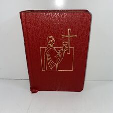 THE CATHOLIC MISSAL 1960 LATIN MASS  CATHOLIC PRESS RED LEATHER