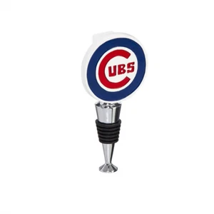 MLB Chicago Cubs Team Logo Wine Bottle Stopper / Wine Saver - Picture 1 of 1