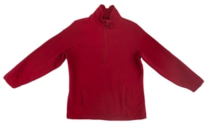 Eddie Bauer Mujer Talla Pequeña L Chaqueta Pullover Rojo con Bolsillo Corporal  - Imagen 1 de 11
