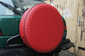 RED 4x4 SPARE WHEEL TIRE COVER 31´´ for Jeep for Land Rover for Wrangler for AMC - Picture 1 of 1