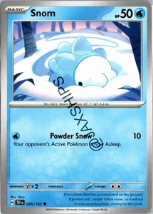 ❄️🐛 Snom 045/162 - Temporal Forces Pokémon TCG Card - SV05 Regular 🧊🌙 - Picture 1 of 2