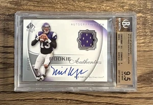 2010 SP Authentic 2 Color Patch Auto /199 Mike Kafka RC BGS 9.5 Gem Mint 💎 - Picture 1 of 2
