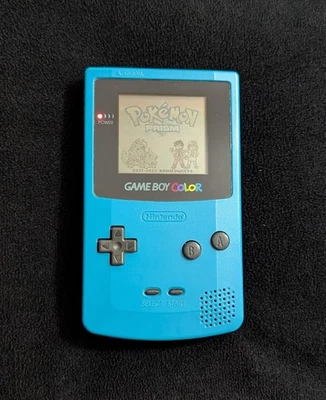 Nintendo Gameboy Color - Verde azulado (azul) - Oficial OEM - ¡Probado y funcionando! Foto 1 de 4
