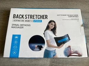 Magnetic Back Stretcher Massager Pain Relief Lumbar Support Spine Corrector - Picture 1 of 4