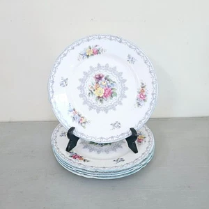 5 x Vintage Shelley gehäkelt Tee Kuchen Teller 7 1/8" - Bild 1 von 7