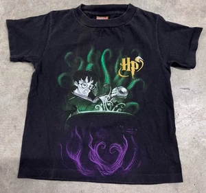 Vintage Harry Potter T-Shirt Sz Youth 6/8 Book Movie Promo 2000 Y2K Rare Graphic - Picture 1 of 9