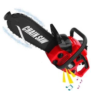 Toy Chainsaw for , Power Construction Tool Chainsaw Pretend Play Set with Pul... - Picture 1 of 7