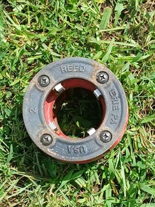 REED 2" Die Pipe Threader R12 Ratcheting Head G.U.C. - Picture 1 of 4