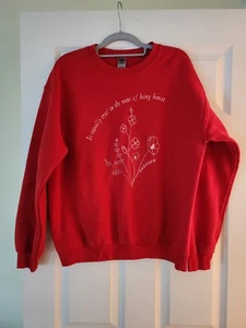 Rotes Taylor Swift Sweatshirt So lässig grausam im Namen der Ehrlichkeit Gr: M - Bild 1 von 3