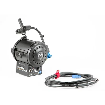 Mole-Richardson 150W BabyLED 6" Pole-Operated Tungsten Fresnel Light SKU#1883327 - Image 1 of 4